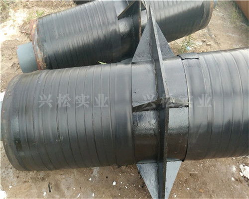兴松钢管 专业生产福海钢套钢预制直埋固定墩并提供优质橡胶防尘套销售服务